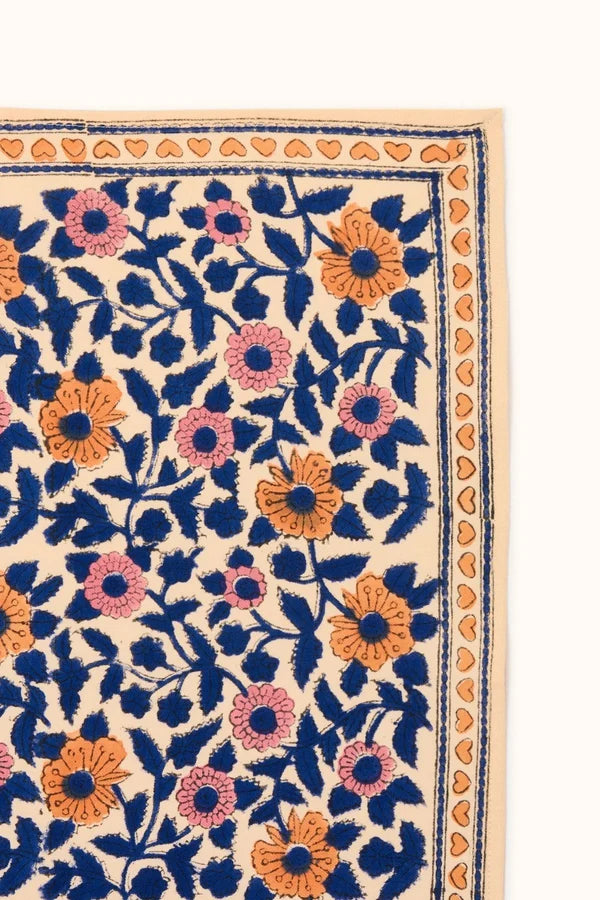 Petit foulard MANIKA - Coeur bleu royal
