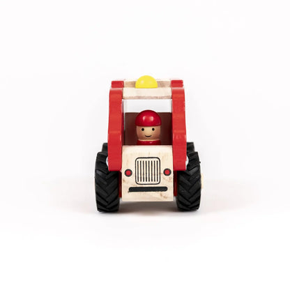 Camion pompiers en bois