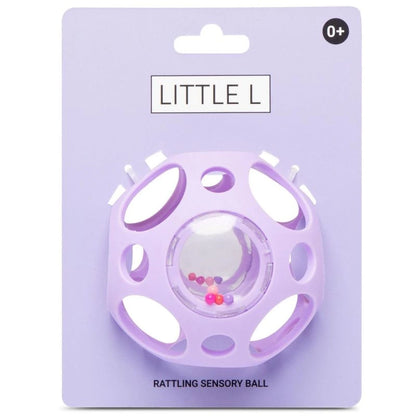 Jouet silicone sensory ball - Parme