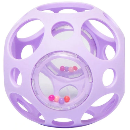 Jouet silicone sensory ball - Parme