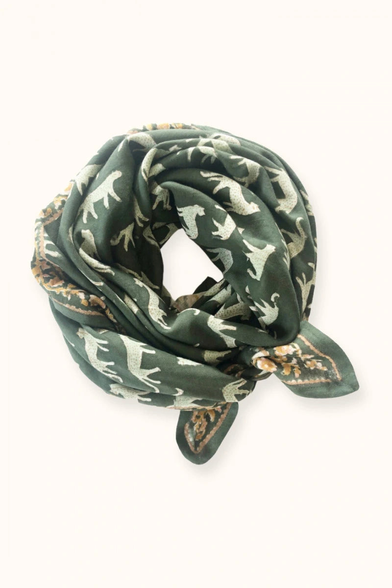 Grand foulard LATIKA - Bengale kaki