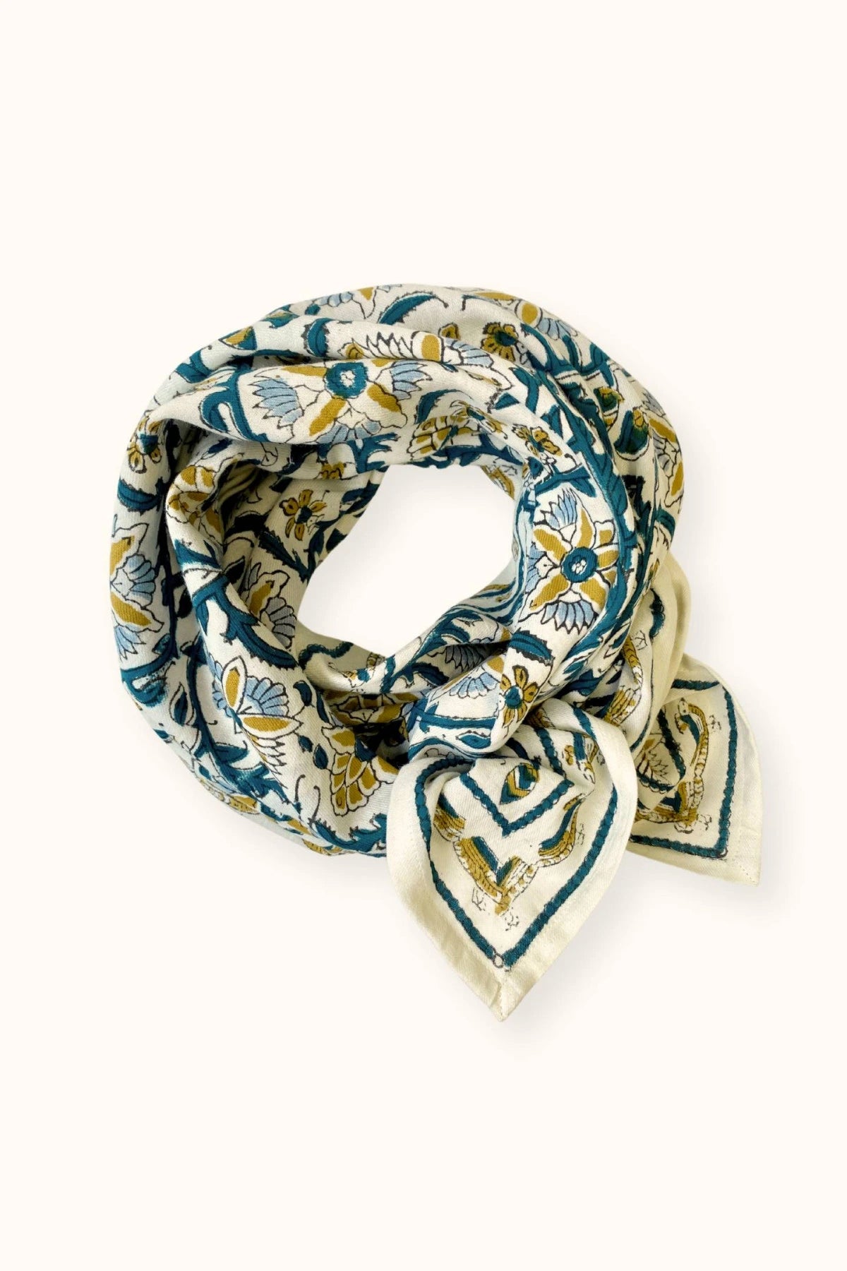 Grand foulard LATIKA - Bird sable