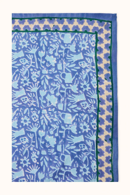 Grand foulard LATIKA GARDEN - Garden iris