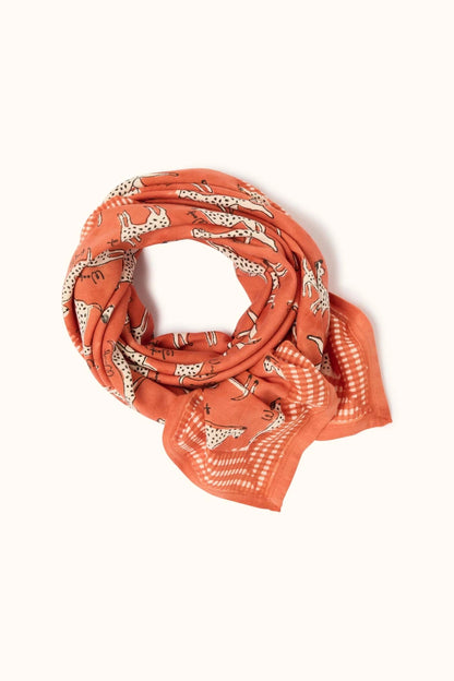 Grand foulard LATIKA PONGO - Pongo colorado