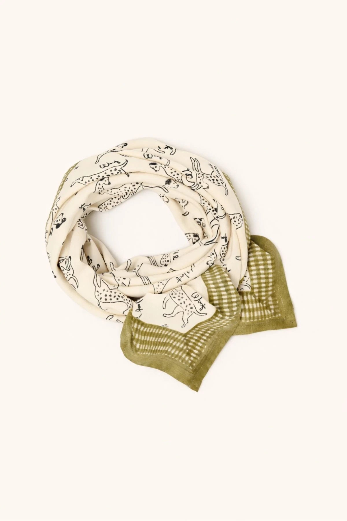 Grand foulard LATIKA PONGO - Pongo macadamia