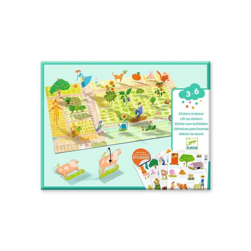 Stickers à relever - À la ferme