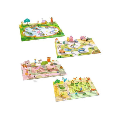 Stickers à relever - À la ferme