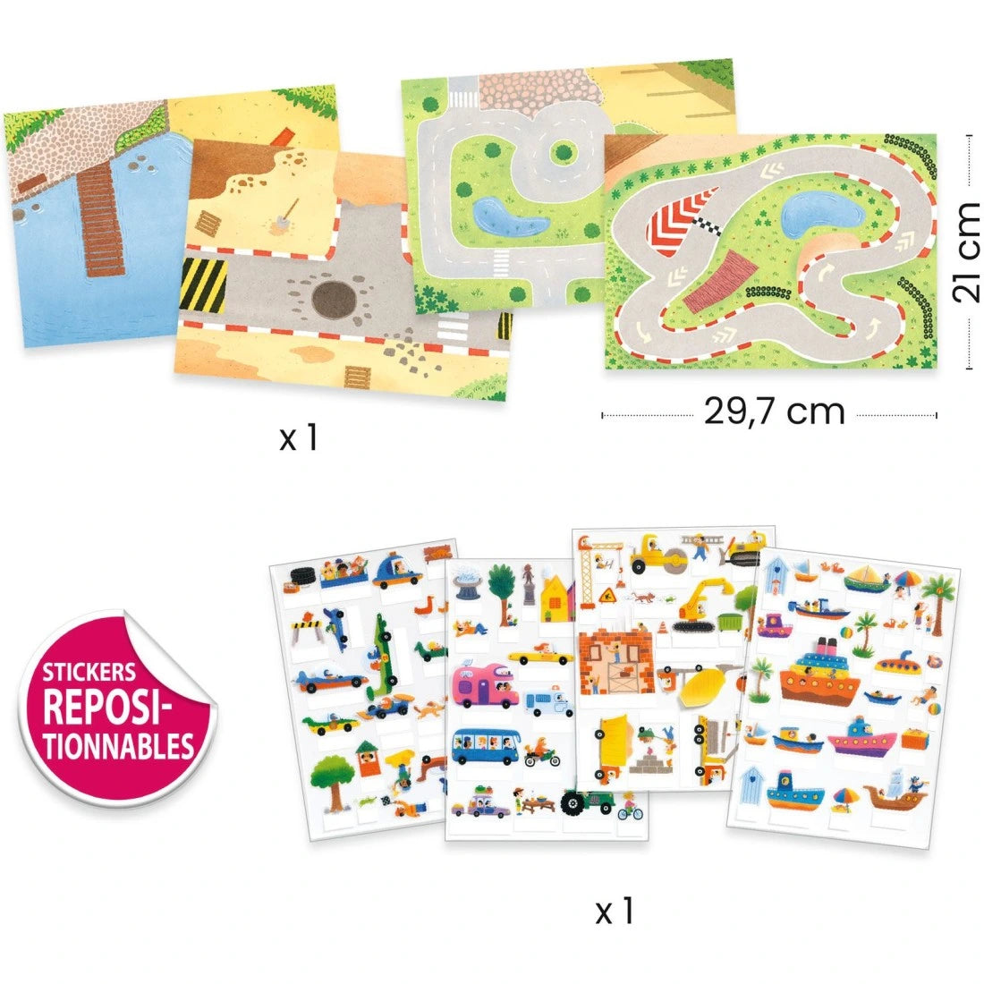 Stickers à relever - Véhicules