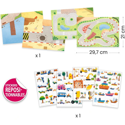 Stickers à relever - Véhicules