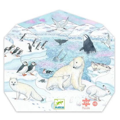 Puzzle silhouettes - Douceur polaire