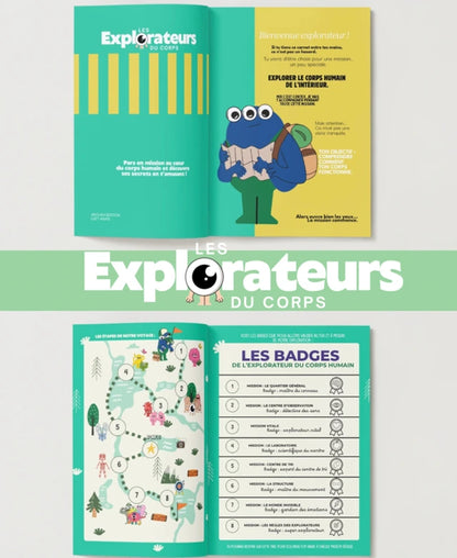 Carnet d'activité - Les explorateurs du corps / Mission corps humains