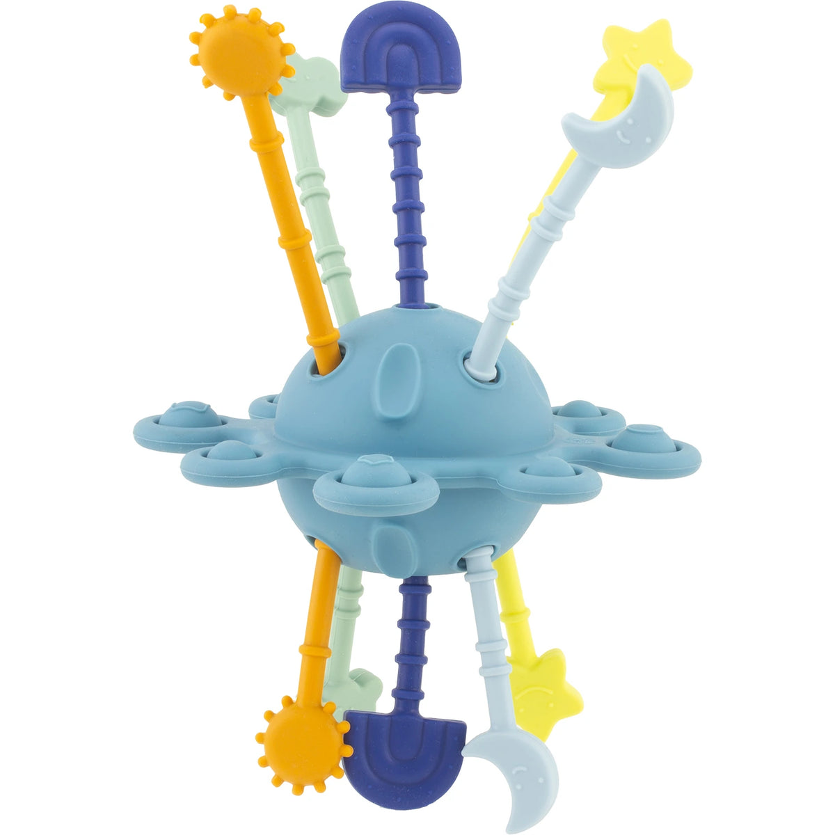 Jouet silicone lune - Bleue