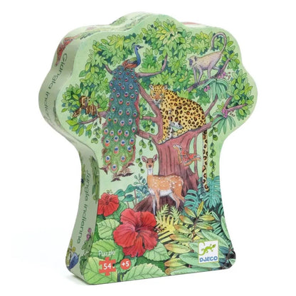 Puzzle silhouettes - Jungle indienne