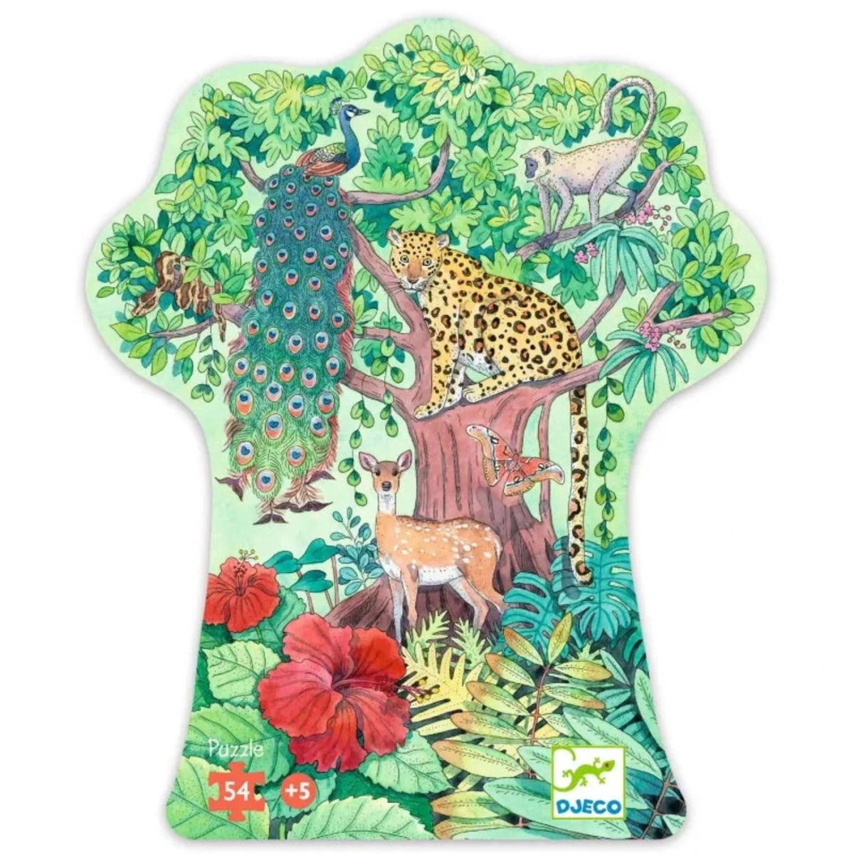 Puzzle silhouettes - Jungle indienne