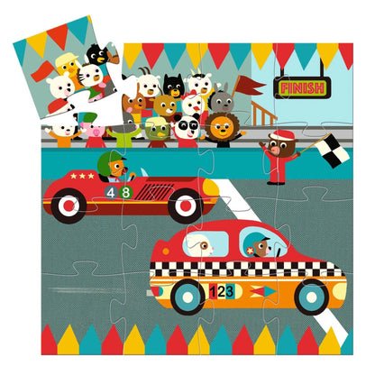 Puzzle silhouettes - Le bolide