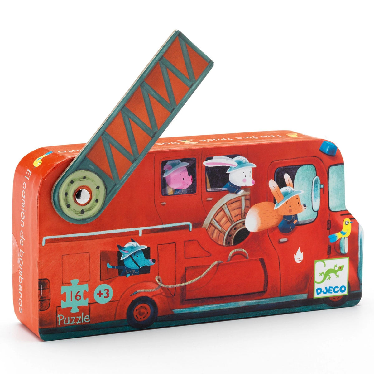 Puzzle silhouettes - Le camion de pompier