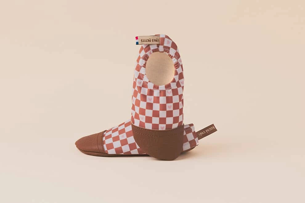 Chausson - Les petits damiers coeurs