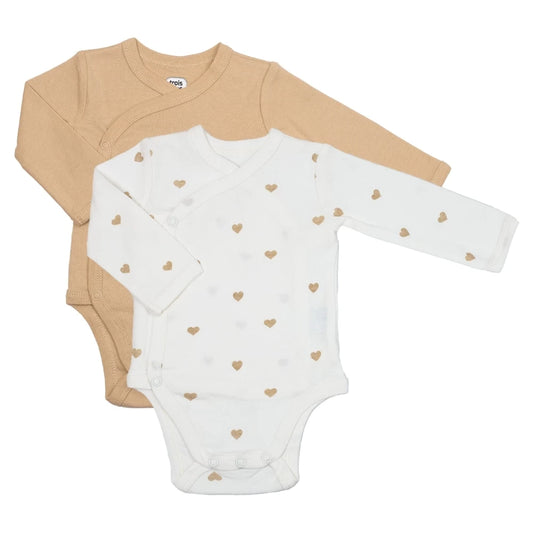Lot de 2 bodies - Ours moka