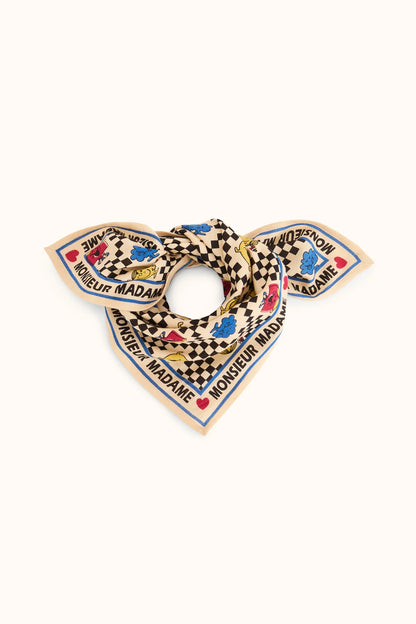 Petit foulard MANIKA - Recree macadamia