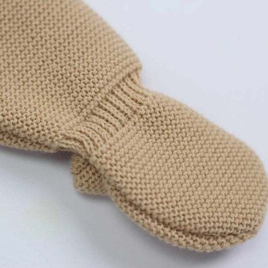 Knit trousers - Caramel