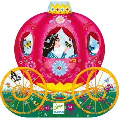 Puzzle silhouettes - Le carrosse d’Elise