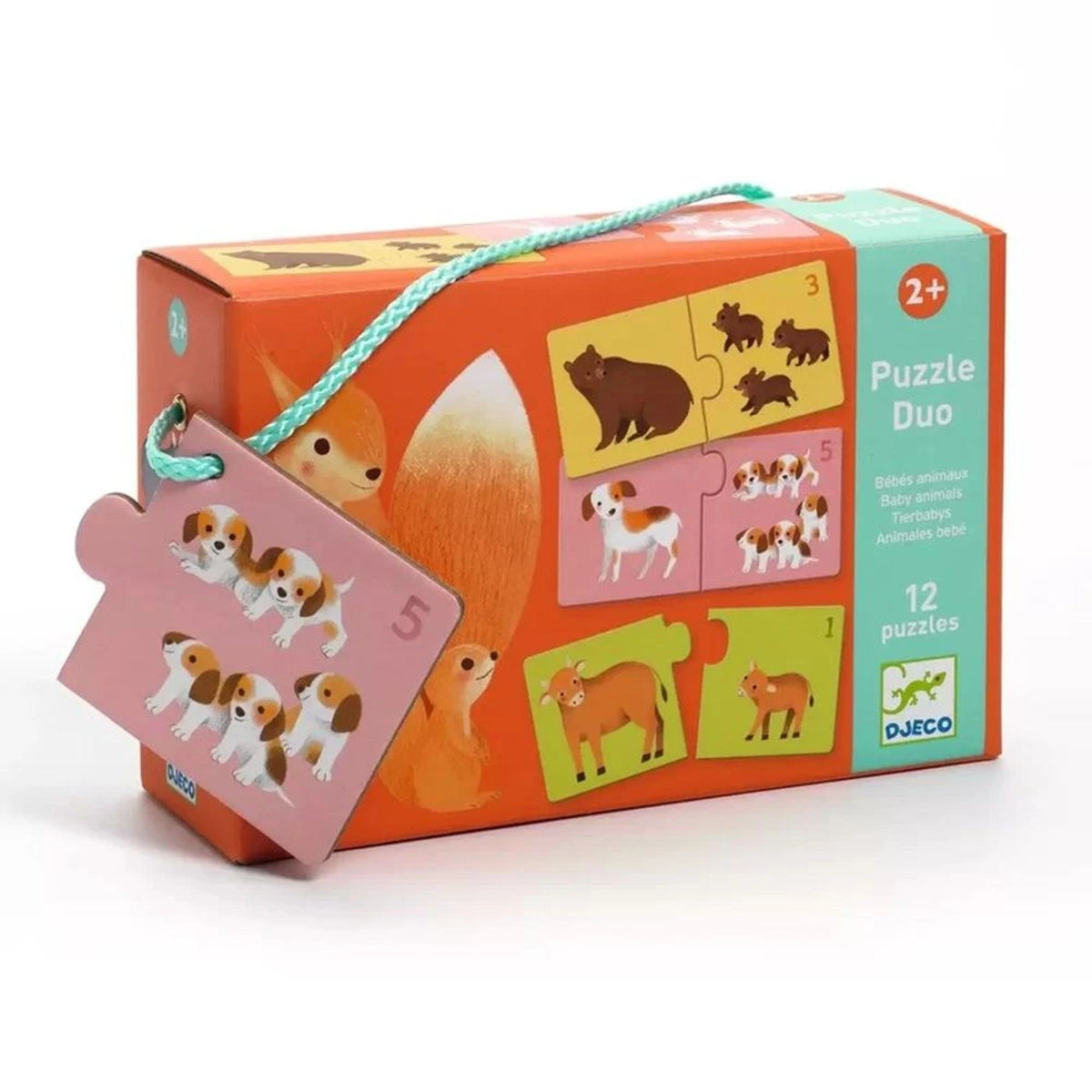 Puzzle duo - Bébés animaux