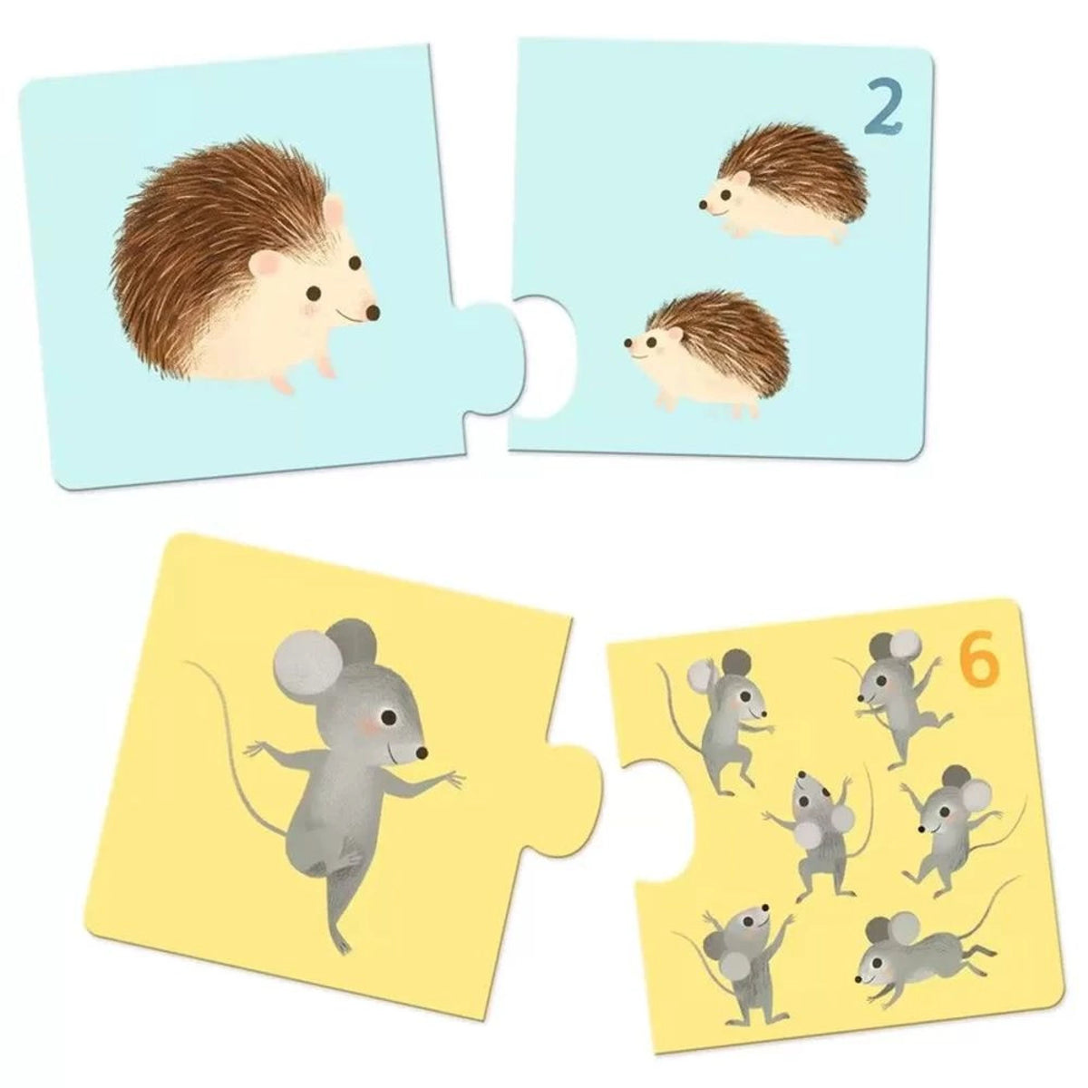 Puzzle duo - Bébés animaux