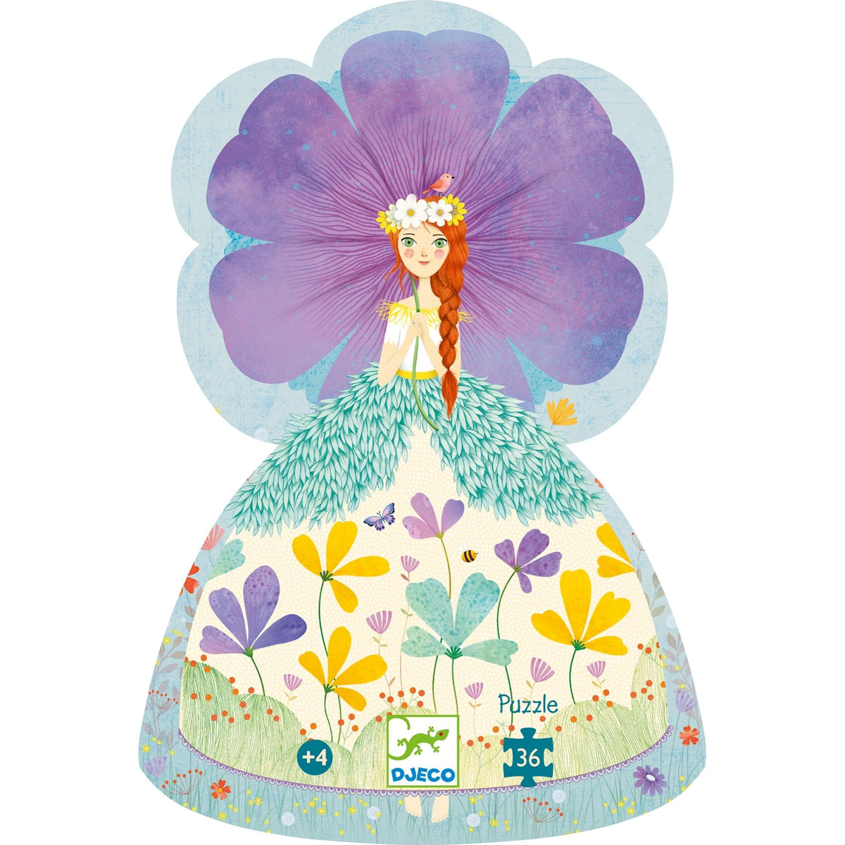 Puzzle silhouettes - La princesses du printemps