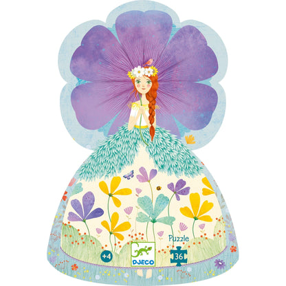 Puzzle silhouettes - La princesses du printemps