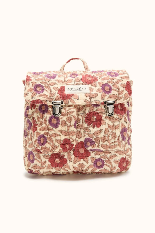 SUJI Backpack - Macadamia fire heart