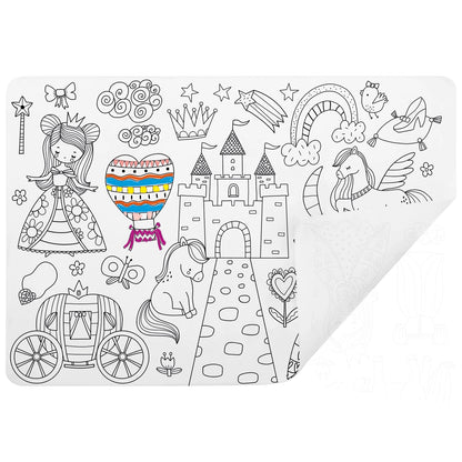 Set de table à colorier - Princesse