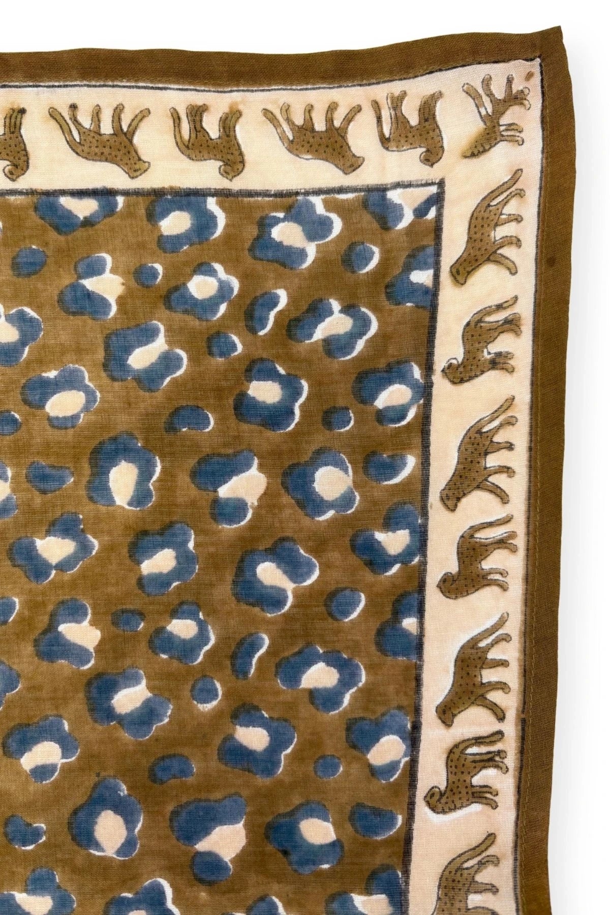 Petit foulard DUPITTA - Leopard tapenade