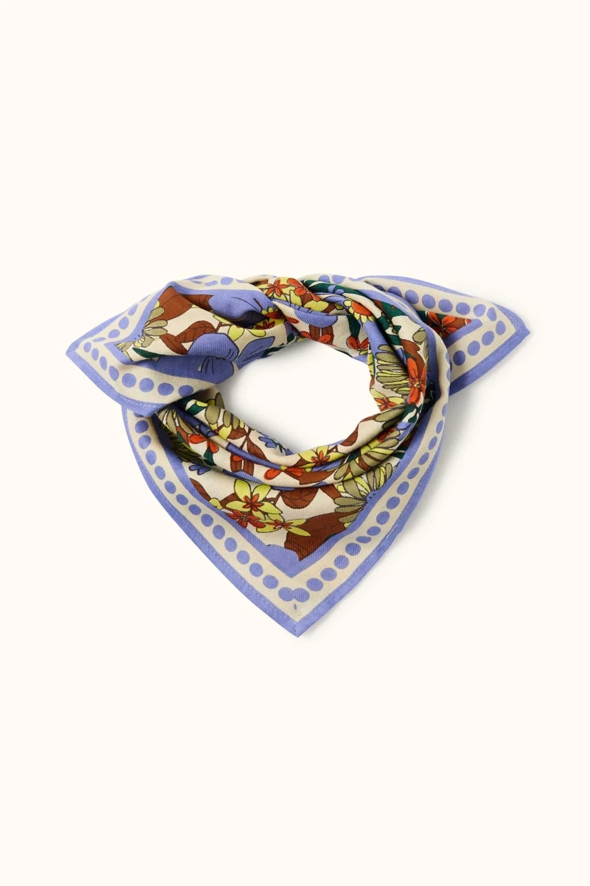 Petit foulard MANIKA BOUQUET - Bouquet iris