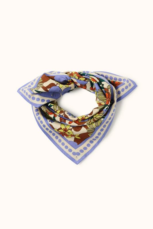 Petit foulard MANIKA BOUQUET - Bouquet iris