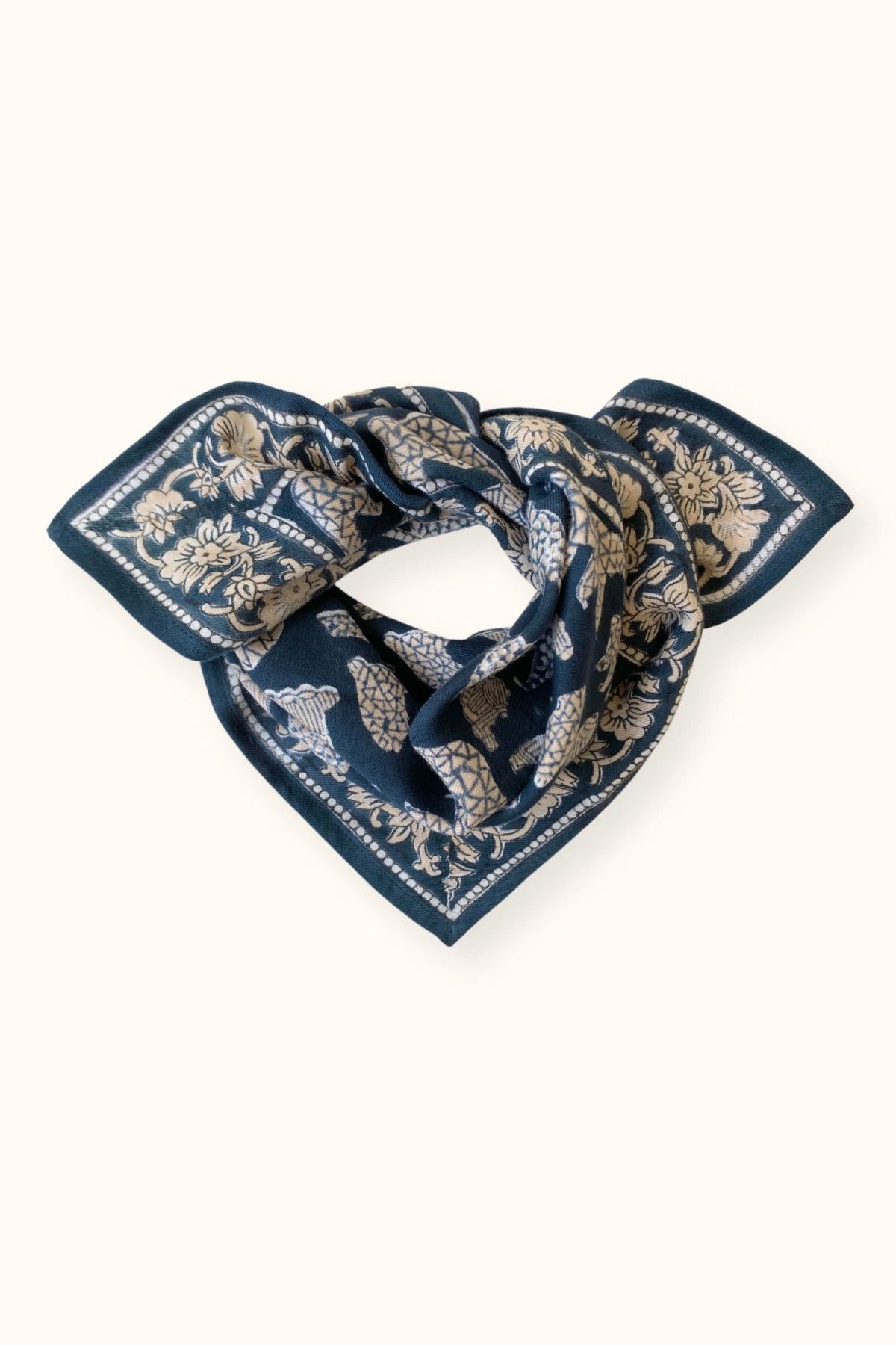 Petit foulard MANIKA - Ours orage
