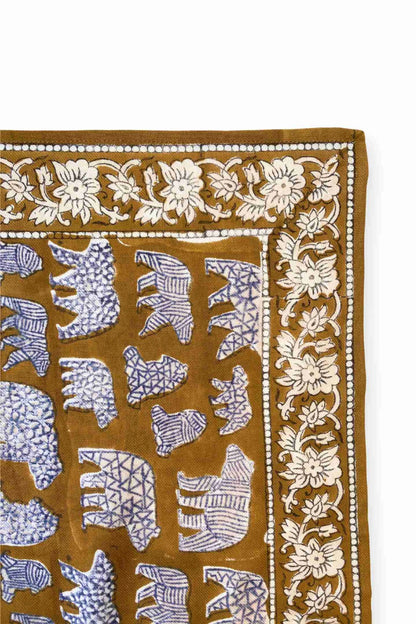 Petit foulard MANIKA - Ours tapenade