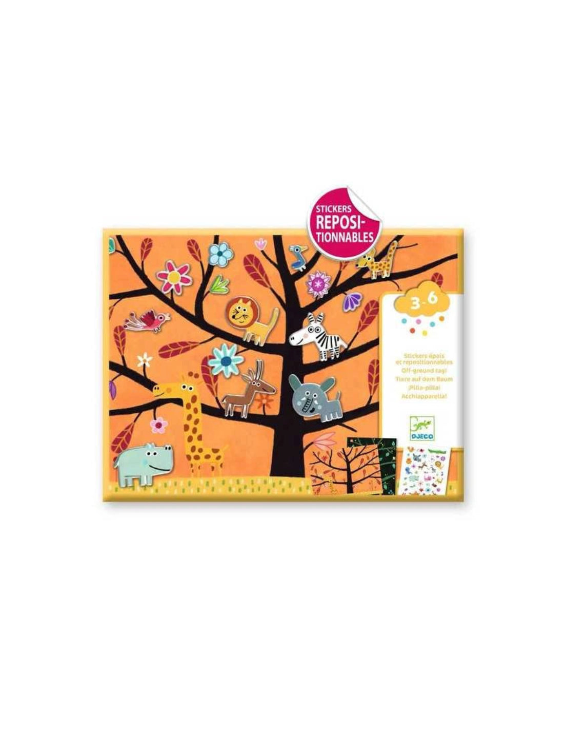 Gommettes et stickers - Chat-perché !