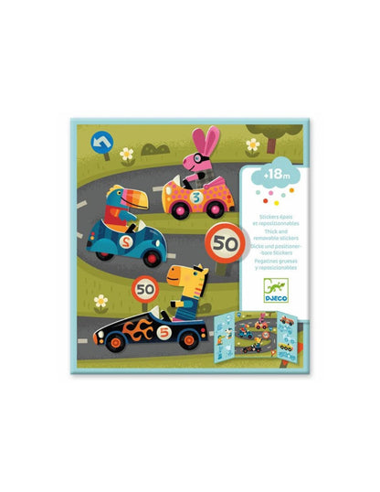 Gommettes et stickers - Les voitures