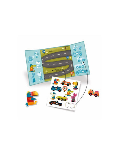 Gommettes et stickers - Les voitures