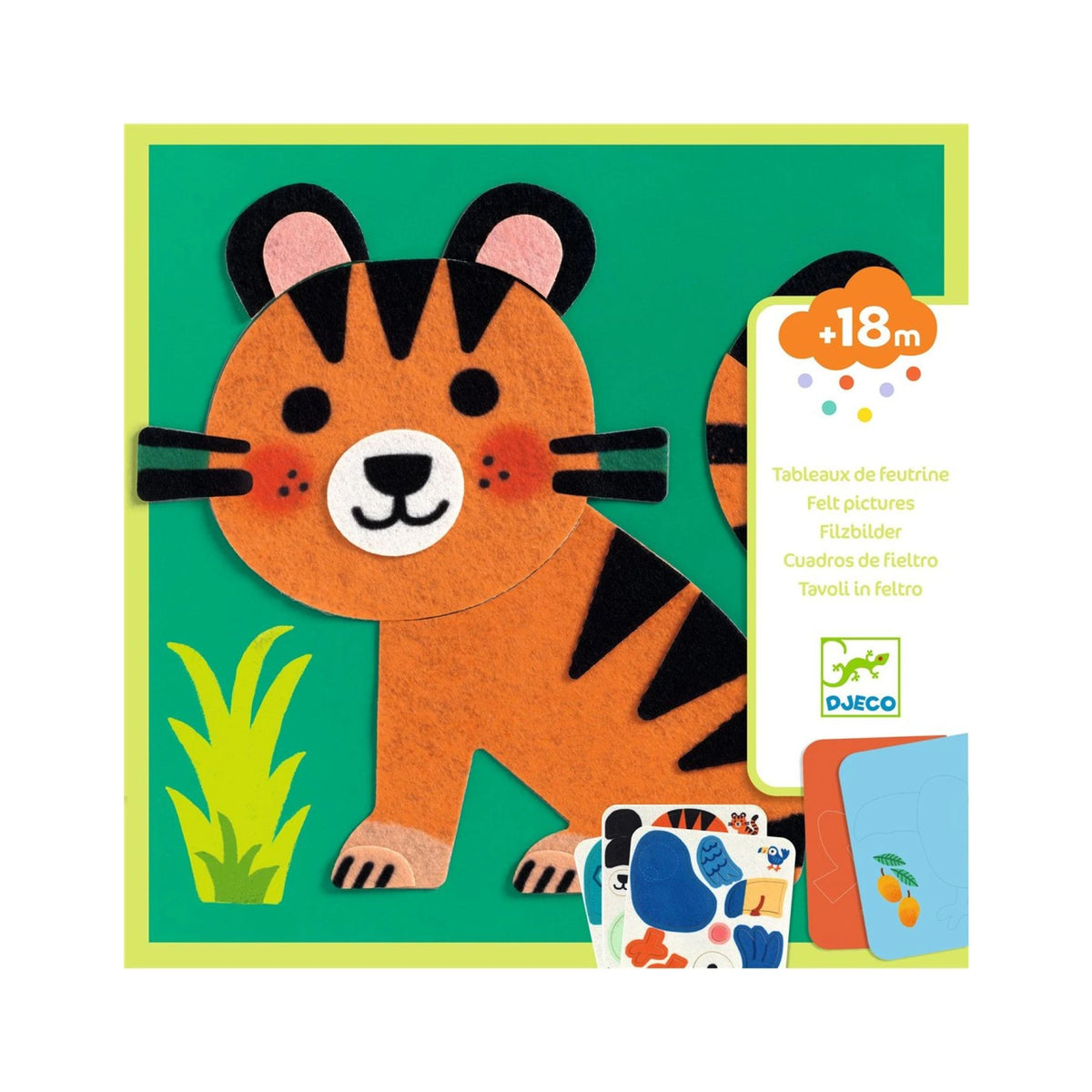 Coffret d'activité - Feutrine animaux tout doux