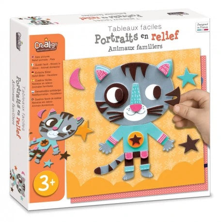 Coffret portrait en relief - Animaux familiers