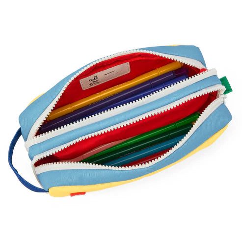 Trousse double - Mini sky pop